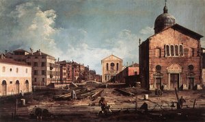 Vue de San Giuseppe di Castello - Giovanni Antonio Canal